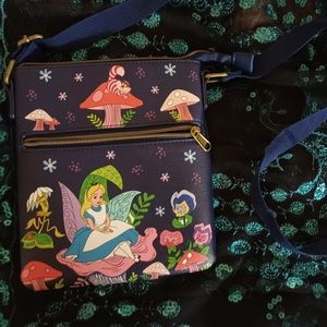 Loungefly / Disney Alice In Wonderland Passport Crossbody Like New!!
